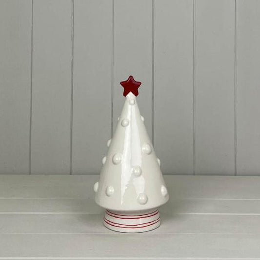 Ceramic Christmas Tree H22.2cm W11.4cm D11.4cm Weight-435g