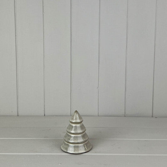 Glazed Ceramic Tree Decoration L7.5xD7.5xH9.5cm