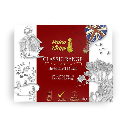 Paleo Ridge Classic Beef and Duck 1kg | Luxury Home Accessories | Heulog Glow
