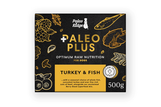 Paleo Ridge Paleo Plus Turkey & Fish 500g | Luxury Home Accessories | Heulog Glow