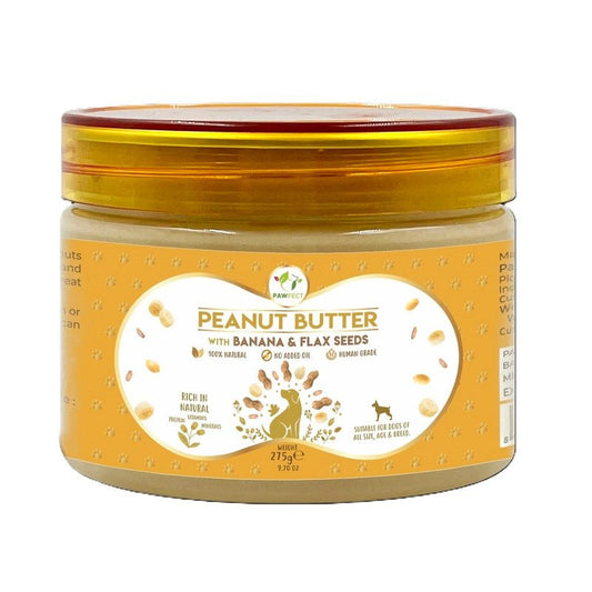 Pawfect Peanut Butter with Banana & Flaxseeds 275g | Luxury Home Accessories | Heulog Glow