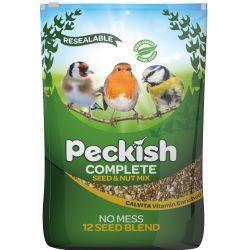 Peckish Complete Seed And Nut No Mess Wild Bird Seed Mix, 12.75kg | Luxury Home Accessories | Heulog Glow