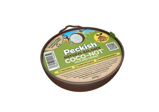 Peckish Nat Bal Coco-Not Feeder x12 | Luxury Home Accessories | Heulog Glow