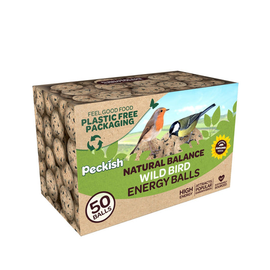 Peckish Nat Bal Energy Balls 50 Box | Luxury Home Accessories | Heulog Glow