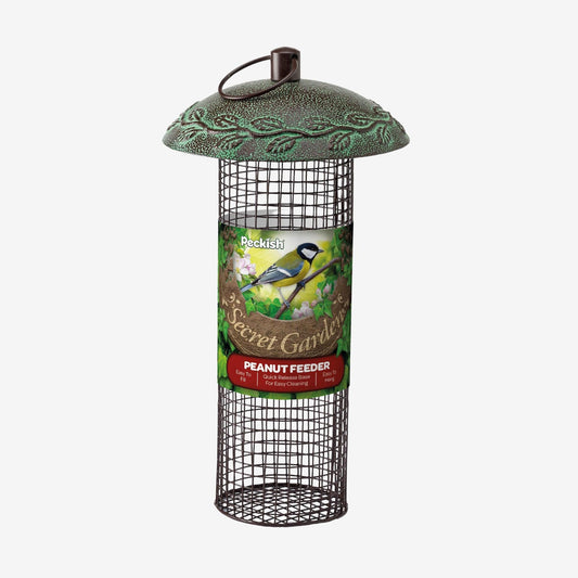 Peckish Secret Garden Peanut Feeder | Luxury Home Accessories | Heulog Glow