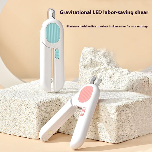 Pet LED Labor-saving Cat Nail Scissors | Luxury Home Accessories | Heulog Glow