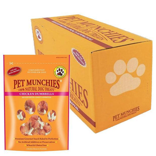 Pet Munchies Chicken Dumbbells 8x80g | Luxury Home Accessories | Heulog Glow