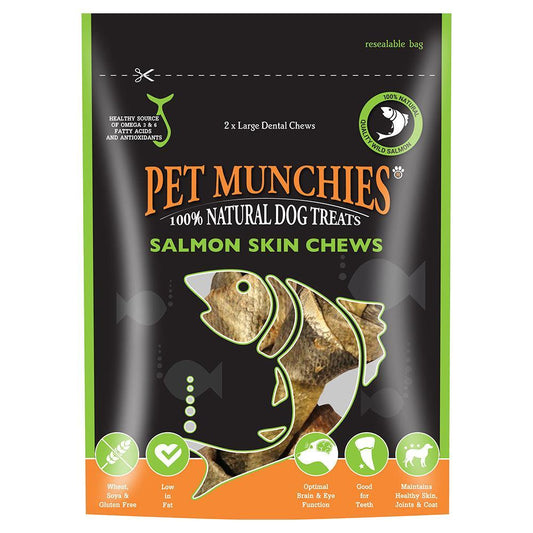 Pet Munchies Salmon Chews Large 6x125g | Luxury Home Accessories | Heulog Glow
