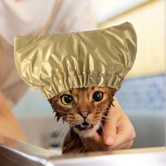 Pet Supplies Cat And Dog Adjustable Ear-proof Waterproof Shower Cap | Luxury Home Accessories | Heulog Glow