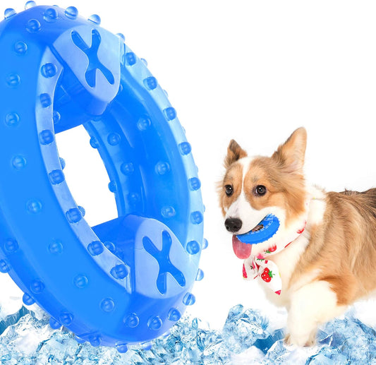Pet Teether Cooling Chew Toy For Dogs Teething Toy For Puppies Fit With Treats For More | Luxury Home Accessories | Heulog Glow