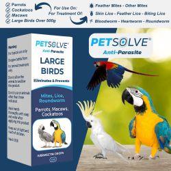 Petsolve Anti-Parasite Large Bird, 5ml | Luxury Home Accessories | Heulog Glow