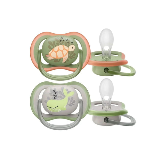 Philips Avent Ultra Air Soother 6-18 months Pack of 2 | Luxury Home Accessories | Heulog Glow