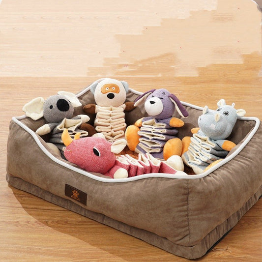 Plush To Accompany Bite-resistant Pet Dog Puppies Supplies Molars | Luxury Home Accessories | Heulog Glow