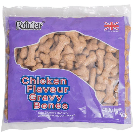 Pointer Chicken & Gravy Bones 400g (3 for 2 Mix & Match) | Luxury Home Accessories | Heulog Glow