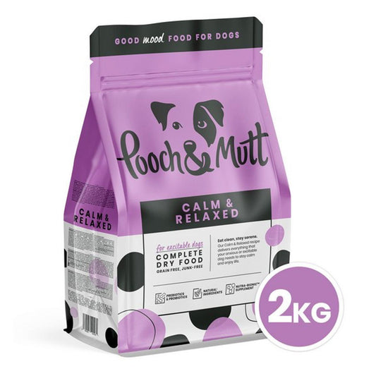 Pooch & Mutt Calm & Relaxed Premium Dog Food 2kg | Luxury Home Accessories | Heulog Glow