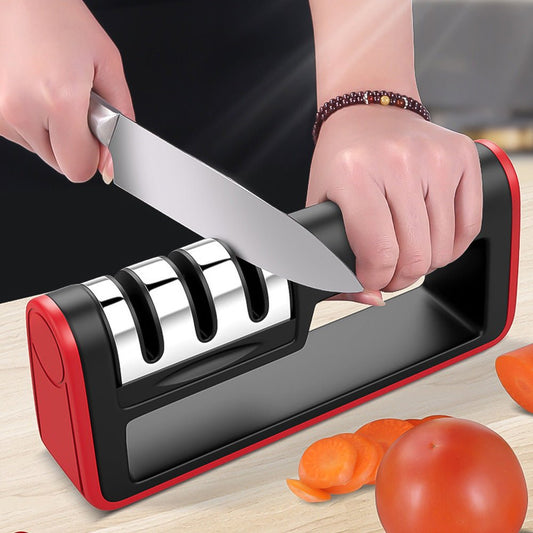 Professional Knife Sharpener Diamond Quick Professional 3 Stages Sharpener Knife Sharpening Tools Sharpening Stone | Luxury Home Accessories | Heulog Glow