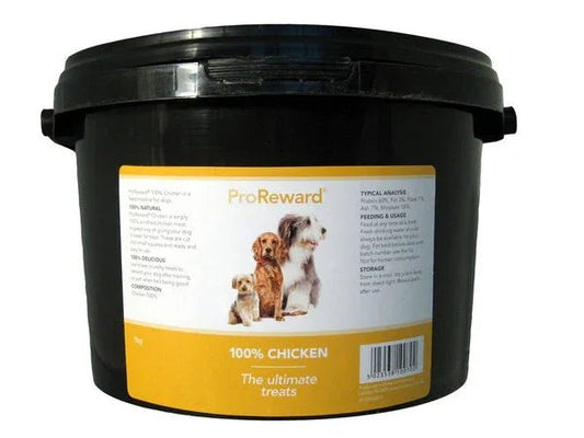 Proreward 100% Chicken Dog Treats Bulk Tub 500g | Luxury Home Accessories | Heulog Glow
