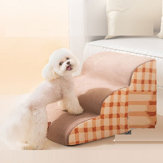 Removable Sponge Steps Small Dog Pet Stairs | Luxury Home Accessories | Heulog Glow