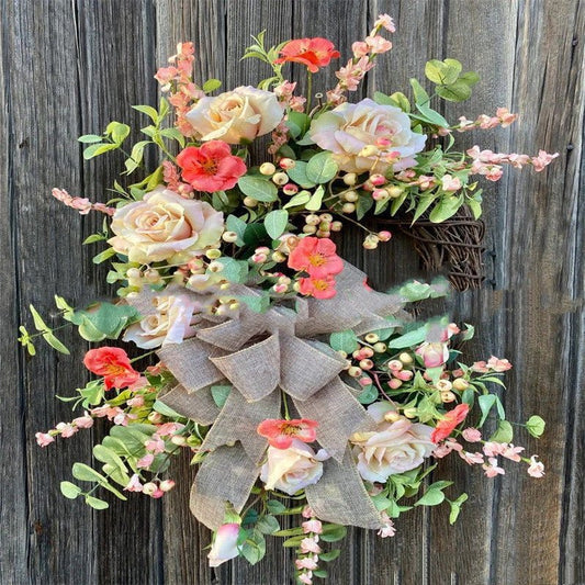 Roses Grapes Mother's Day Wreath Gift | Luxury Home Accessories | Heulog Glow