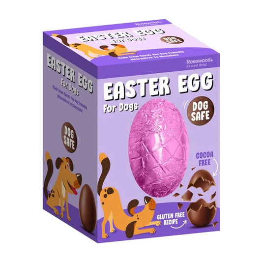 Rosewood Dog Easter Egg 60g | Luxury Home Accessories | Heulog Glow