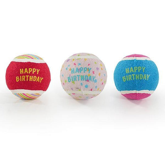 Rosewood Jolly Doggy B'day Balls 4x3pk | Luxury Home Accessories | Heulog Glow
