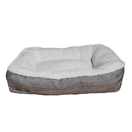 Rosewood Plush/Tweed Teddy Bear Mattress | Luxury Home Accessories | Heulog Glow