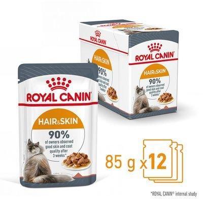 Royal Canin Hair & Skin in Gravy Pouches 12 x 85g | Luxury Home Accessories | Heulog Glow