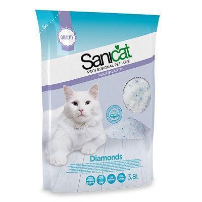 Sanicat Diamonds Cat Litter 3.8L | Luxury Home Accessories | Heulog Glow