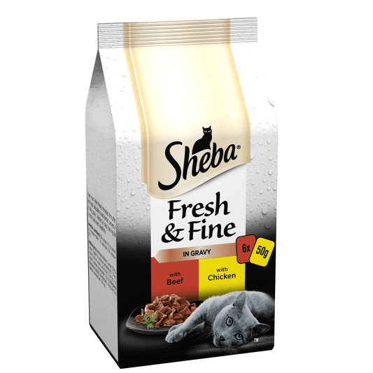 Sheba Pch Fresh & Fine Bf&Ck CIG 8x6x50g | Luxury Home Accessories | Heulog Glow