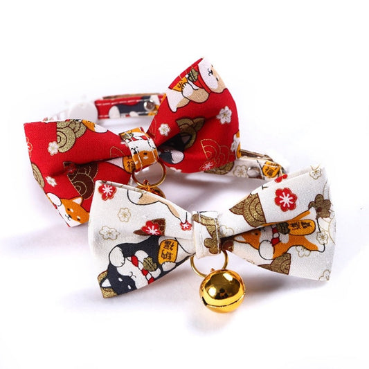 Shiba Inu Adjustable Pet Bow Tie | Luxury Home Accessories | Heulog Glow