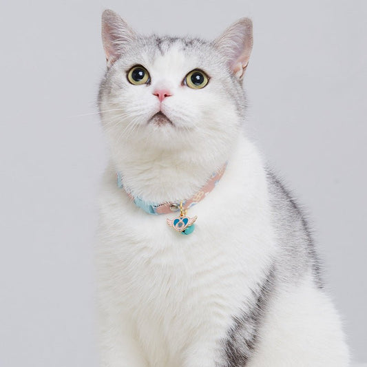 Simple And Cute Cat Rainbow Silent Bell Collar | Luxury Home Accessories | Heulog Glow
