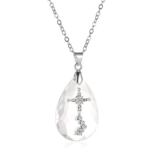 Simple Temperament Wild Drop Pendant Necklace | Luxury Home Accessories | Heulog Glow
