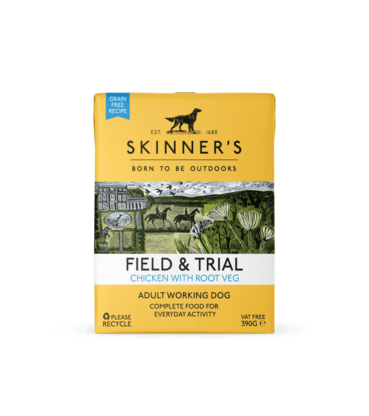 Skinners Field & Trial Adult Grain Free Chicken 18x390g | Luxury Home Accessories | Heulog Glow