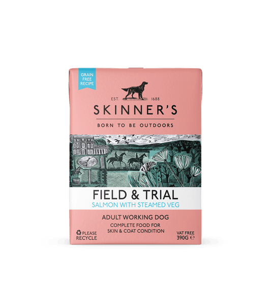 Skinners Field & Trial Adult Grain Free Salmon 18x390g | Luxury Home Accessories | Heulog Glow