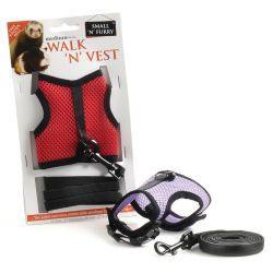 Small 'N' Furry Walk 'N' Vest 'N' Leash For Rabbits | Luxury Home Accessories | Heulog Glow