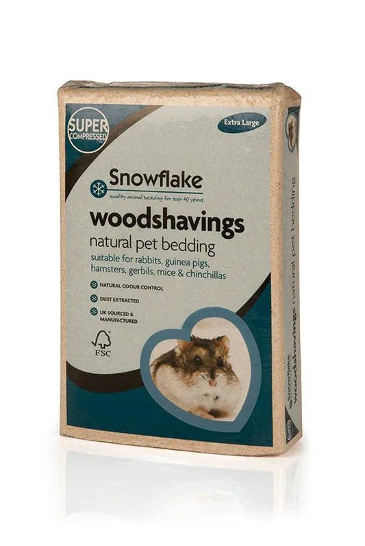 Snowflake Extra Large Woodshavings | Luxury Home Accessories | Heulog Glow