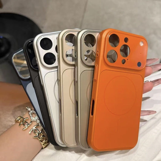 Solid Color All-inclusive Magnetic Phone Case Nano Frosted Glass For Magsafe Phone Case For I Phone 17 Air 16 15 14 13 Pro Max Magnetic Wireless Charge Armor Cover | Luxury Home Accessories | Heulog Glow