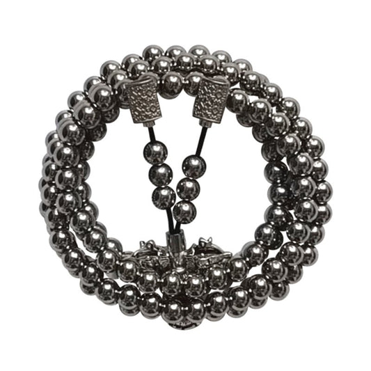 Stainless steel thunderbolt beads necklace | Luxury Home Accessories | Heulog Glow