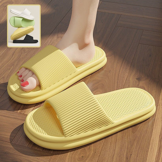 Striped Design Home Slippers For Women Men Soft Anti-slip Floor Bathroom Slippers Solid House Shoes | Luxury Home Accessories | Heulog Glow