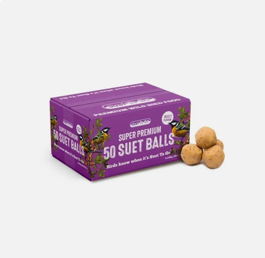 Suet to Go Suet Balls 50x85g | Luxury Home Accessories | Heulog Glow