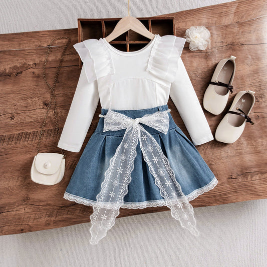 Sweet Dress With White Sleeve Splicing | Luxury Home Accessories | Heulog Glow