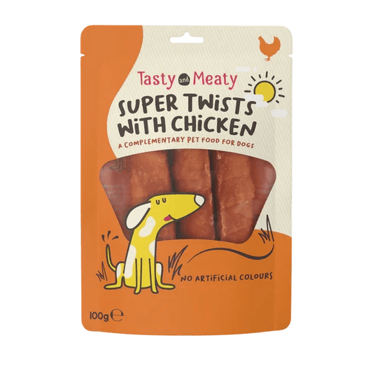 Tasty & Meaty Jumbo Twisters Chicken 100g | Luxury Home Accessories | Heulog Glow