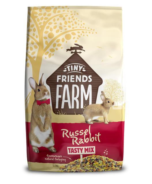 Tiny Friends Farm Russel Rabbit Tasty Mix 12.5kg | Luxury Home Accessories | Heulog Glow