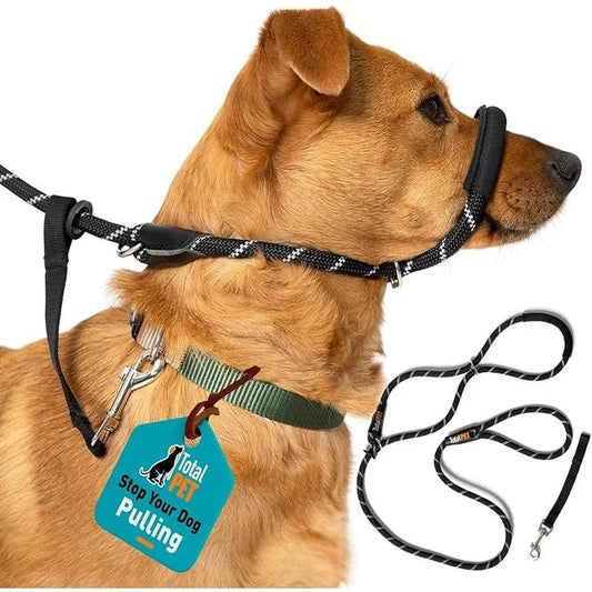 Total Pet Figure 8 Rope Medium/Large Dog Lead Black - RSP £19.99 | Luxury Home Accessories | Heulog Glow