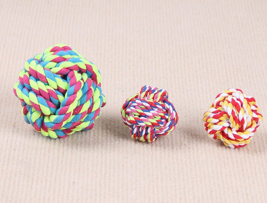 Toy Knot Molar Teeth Resistant Teeth Clean Teeth Knitting Ball Teddy Golden Retriever | Luxury Home Accessories | Heulog Glow