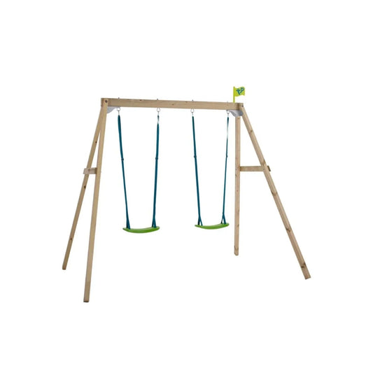 TP Forest Wooden Double Swing Set | Luxury Home Accessories | Heulog Glow