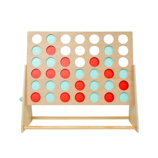 TP Giant Wooden 4-in-1 Row Game | Luxury Home Accessories | Heulog Glow
