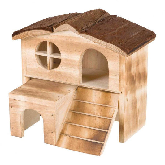 Trixie Natural Living Kasja Wooden Hamster House | Luxury Home Accessories | Heulog Glow