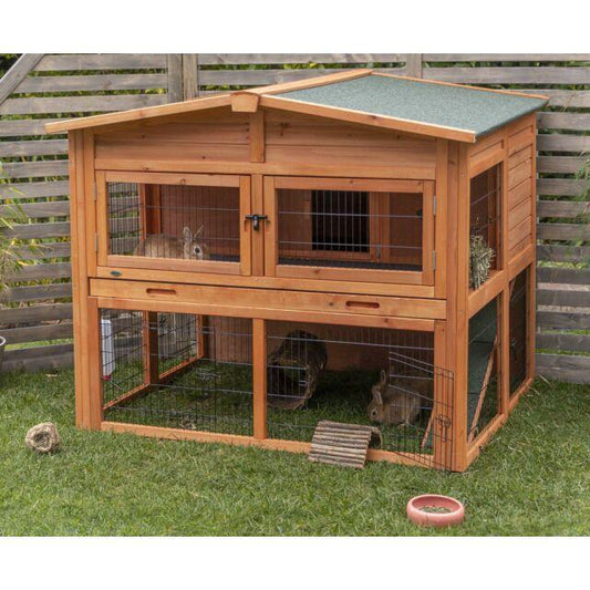 Trixie Small Animal Hutch XL with Enclosure | Luxury Home Accessories | Heulog Glow