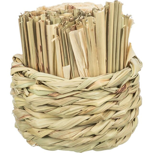 Trixie Toy Grass basket with Maize | Luxury Home Accessories | Heulog Glow